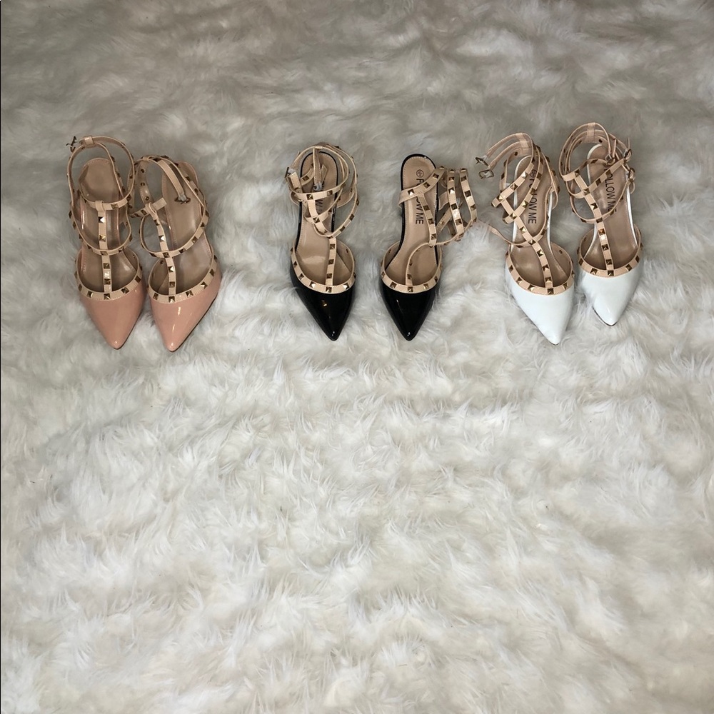 Studded Pump Trio